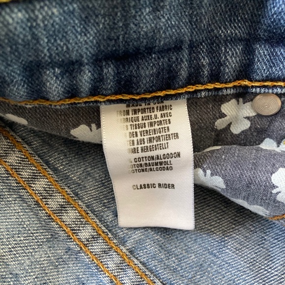 Lucky Brand Jeans Classic Rider 4/27 100% Cotton - Picture 4 of 8